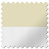 Rimini (Blackout), Ecru & Optima Linen - Double Roller Blind